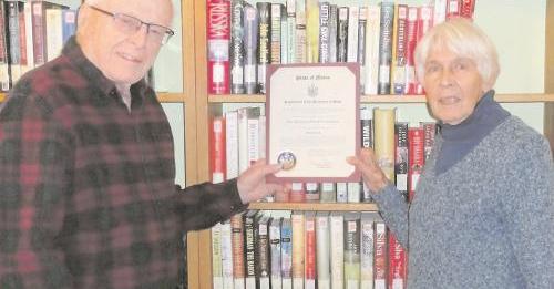 Stewart Library Assoc. incorporated 100 years